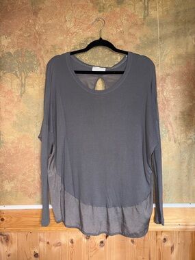 Zara ~ Gray Blouse
